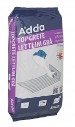 Adda Topcrete Lettlim Grå 15 kg